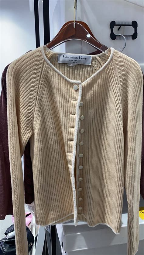 christian dior cardigan.